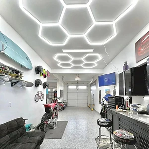 New Arrival LED Light Garage Floor Garage LED Lights Ceiling Honeycomb LED Lights Car Wash
