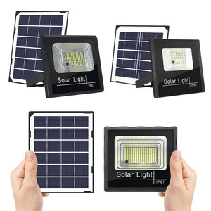 Powerful Outdoor Solar Spotlights Garden Led Reflector Waterproof Wall Flood Light Sensor Lamp 100W