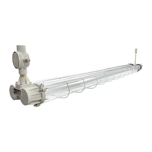 IP65 Waterproof Explosion-proof (Ex IIB T6) LED Garage Lamp Fire Proof T8 Tube 18W/36W/54W Aluminum Body High CRI 80 5-Year