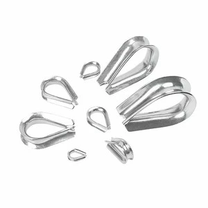Stainless Steel Wire Rope Thimble Swage Socket Clips ASTM Locks Clevis Swivel Screw Pin Anchor Shackles Connectors Hooks