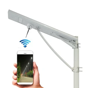 IP65 Waterproof DC LED Road Solar Street Light 100W Remote Control CE Certified Outdoor With CRI 80 & 30000 Hours Lifespan