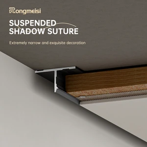 LED Linear Light Aluminum Profiles For Ceiling Cabinet Cove Wall, Extruded Strip Housing With Diffuser Lens, Decor Lighting