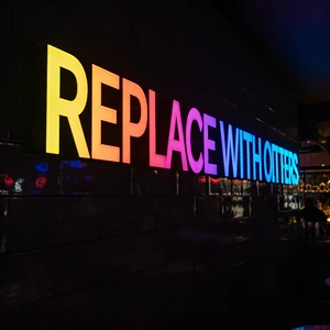 CARREY Sign RGB LED Frontlit Channel Letter Waterproof Flashing Led Signs Bar Advertising Logo Lights For Club Decoration Party