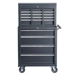 Black Steel Tool Cabinet Model D0100HP4USU As Picture for Organization and Storage