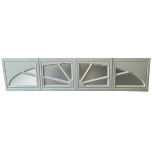 Small Modern Split Window Lighting Accessory for Villa Garage Doors Durable Plastic