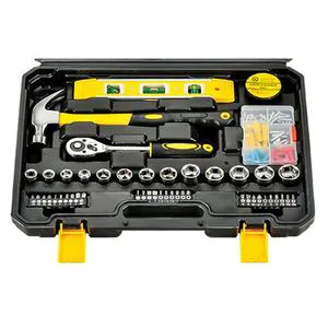 Professional Complete Tools Kit Set Boxes Hand Tool 108 PCS Home Metal Carpentry Car Repairs Maintenance Work Toolbox