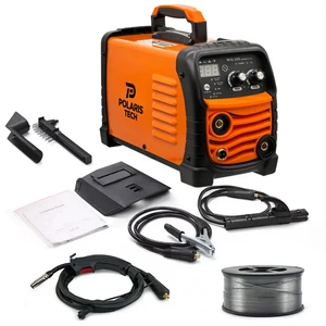 MIG 350 220V Welding Machine Small Size Welder Mig No Gas Welding Machine Multi-Function Portable Inverter Steel Welder