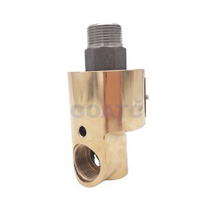 High quality Left/Right-hand Thread Low/high Temperature Industrial Water Brass Rotary Fitting Rotating Connector 3/4 Inch Swivel Joint