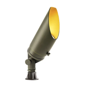USA Warehouse LT2103 ETL-Listed Solid Brass Low Voltage Landscape Directional Spot Down Light in Antique Brass Finish up Light