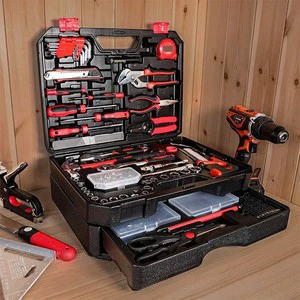 OEM ODM Supported Home DIY Hand Tool Kit 325pcs Comprehensive Set Household Repair Tool Set with Portable Tool Box