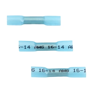 BHT 2 AWG22-16 Copper Insulated Heat Shrink Crimp Splice Connector Terminals Red Blue Yellow