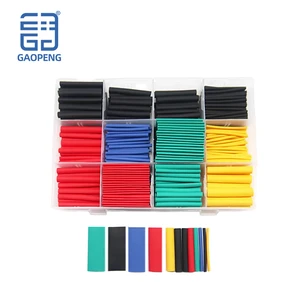 Gaopeng 530PCS Electrician Insulation Shrink Sleeve Heat Shrinkable Cable Repair Box Hot Melt Wire Protection Combination Set