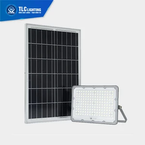 Certified 50W MAX Aluminum LED Eco-Friendly Solar Floodlight High Performance IP66 TLC Competitive Priced Solar Flood Lights