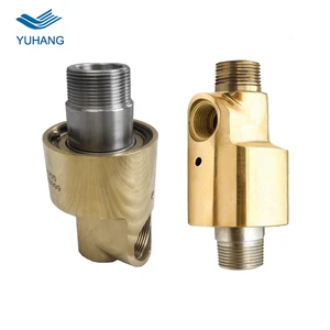 90 Degree BSP Threaded Connection Mono Flow High Speed Rotary Union for Water Hydraulic Oil Gas