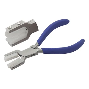 140mm Stainless Steel Ring Holding Plier Nylon Jaw Matt Foam Spring Handles for Crimping Jewelry Making DIY Crafting Circlip