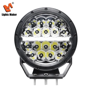 Ultra Bright 90W LED Work Light 6.5 Inch Spot Pods 7000LM with Horizontal DRL Bumper Mount Fog Lamp LML-7090H-D