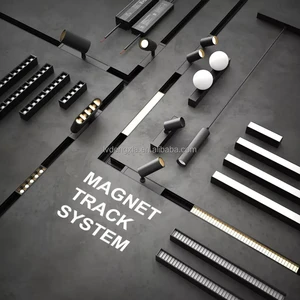12w 25w 40w Magnetic Track Light System Led Track Linear Light Magnetic Track