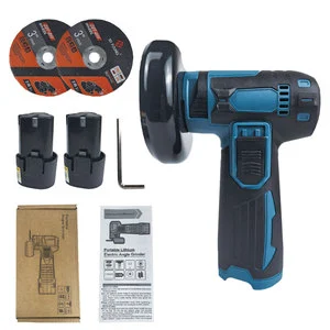 Portable Multifunctional 12v Cordless Angle Grinder, Lithium Battery Rechargeable Electric Mini Angle Grinder