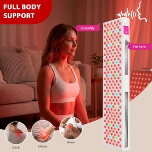 Commercial Use Ergonomic Standing Voice-Controlled 9-Wavelength Hottest Infrared Led Lamp Beauty Red Light Therapy Panel
