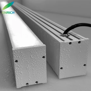 Garage Warehouse Tri-proof Light Fixture 90-100lm/w 18w 36w 50w IP66 Waterproof LED Batten Linear Tri Proof Light