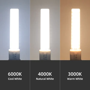 New Horizontal Plug Lamp GX23 6w 110v 230v G23 clear Cover Led Blub for Home Lighting