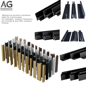 Architectural Aluminum Wall Panels - Integrated LED Lighting for Decorative Shadow Gap Effects