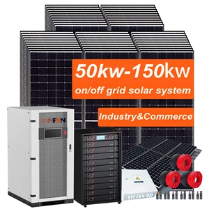 TANFON 50kw Energy Kit Light Solar Panels System Price Solar Hybrid Off Grid Tracking System