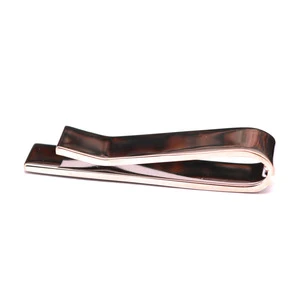 Fashon High Polish Blank Tie Clips