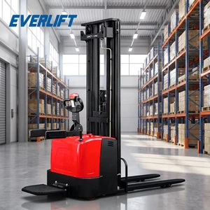 EVERLIFT HELI Electric Pallet Stacker 1.0t 1.5t 2 Ton Portable Straddle Legs Mini Stacker Fork Lift Manufacture Electric Stacker