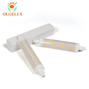 Super Bright Dimmable LED R7s Bulb 10W 1337LM SMD2835 360 Lighting Lamp with Horizontal Plug 118mm
