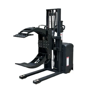 700kg-1200kg Paper Roll Stacker Electric Stacker Electric Drum Rotator Electric Lifter Forklift On Sale