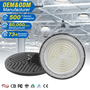 Cheap Price Aluminum Canopy Light Anti Glare Gymnasium Warehouse 50w 100w 150w 200w 300w Smd Ufo Led High Bay Light