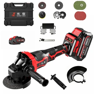 High Quality Lightweight Portable Angle Grinder with Battery for Metal Cutting Polishing and DIY Home Repair Maintenance Tasks