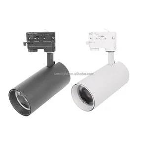 LED Display Spot Light for Retail Shop 30W Track Lighting 3000K/4000K/6000K COB Spotlight 2700-2800 Lumens 15-60 Beam Angles