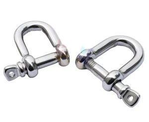 Stainless Steel Dee Type Shackle With Safety Pin