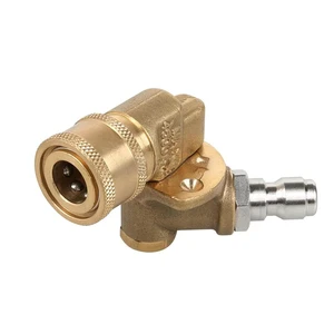 Adjustable Quick Connect Rotary Coupler Adapter for High-Pressure Car Washing Machines Essential Car Cleaning Tool