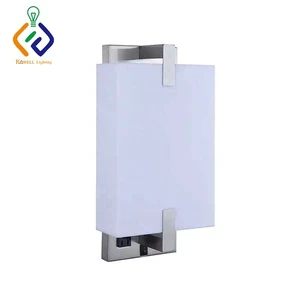 Wall Mounted Decor Led Square Bedroom Hotel Indoor Light Bedside Decoration Lighting Hotel Wall Lamps with Outlet