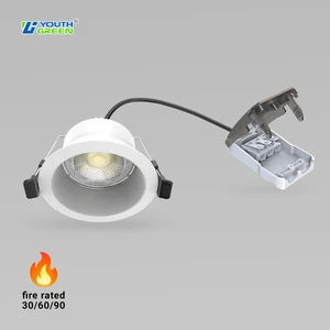 Low Profile COB European Standard LED Downlight 5W 3CCT 220-240V Dimmable Recessed Ceiling Light for Residential Use