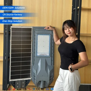 ZY Lampe Solaire Streetlights Outside IP65 Waterproof Outdoor Motion Sensor All in One Solar Led Solar Street