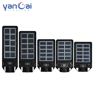 New Arrival Outdoor Double Side Solar Panel Ip66 50W 100W 200W 300W 400W All in One Solar Street Light