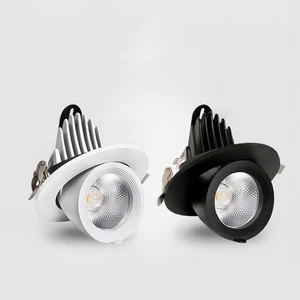 LED Recessed Spotlights-Aluminum Modern Deep Cup Anti-Glare Full Spectrum High CRI 98 IP44 for Bedroom Living Room Hotel Aisles