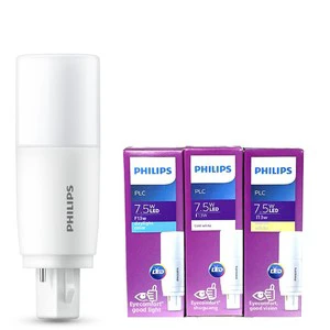 PHILIPS LED Plug-in Tube PLC Downlight Horizontal-insertion Two-pin 2P/4P Bulb 75W/9W Energy-saving ABS Landscape Light Source