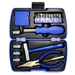20pcs Hot Sales Mini Hand Household with Plastic Box Tool Kit Small Tools Set