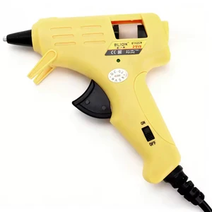 100W Electric Plastic Industrial Hot Melt Glue Gun Fast Preheating Anti-Scald Nozzle Woodworking Packaging DIY Crafts Glue