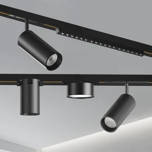 Allway Good Price Showroom Hotel Office 5mm Rail Track Light System Aluminum Adjustable Magnetic Led Track Lamp