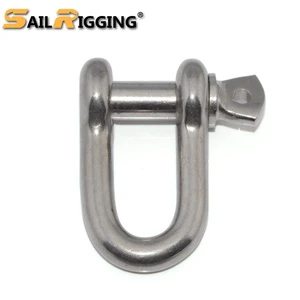 Stainless Steel Straight10mm D Shackle Marine Shackle