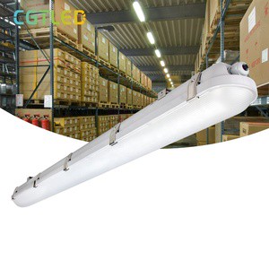 30K-40K-60K CCT Selectable IP66 Waterproof 120lm/w Linear Led Tri Proof Light with CE Rohs