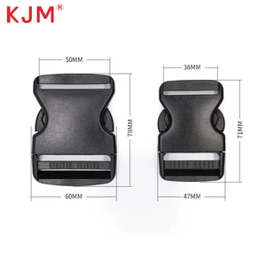 KJM Custom Quick Release Buckle Clip Plastic Buckle for Hiking Bag Backpack