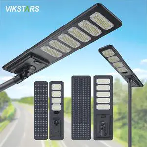 100W-700W Integrated Solar Street Lights for Outdoor Public Projects LED Light Source Radar Sensor IP65 Rating Solar Road Lamps