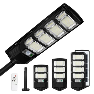 Solar Charging Portable Integrated Street Light Waterproof ABS Material High Brightness Induction Solar Panel Light Outdoor